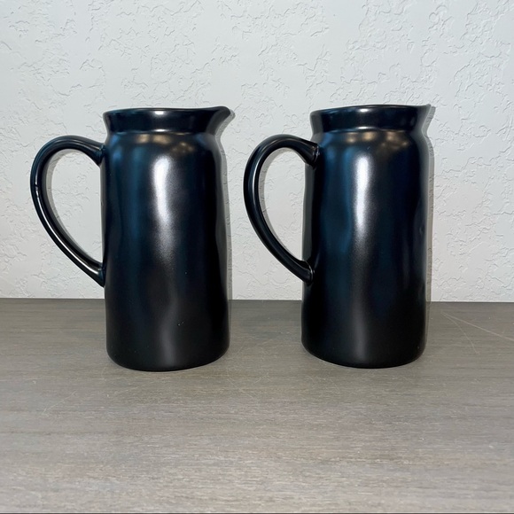 RAE Dunn Set of 2 Halloween Pitchers: GHOST HUNTING FUEL and VAMPIRE JUICE - Picture 2 of 5